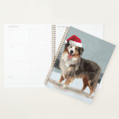 Australian Shepherd Dog in Sneeuwkerst Planner (Display)