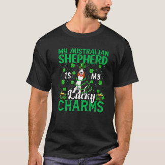 Australian Shepherd Dog is mijn Lucky Charms St Pa T-shirt