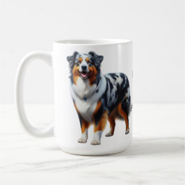 Australian Shepherd Dog Koffiemok