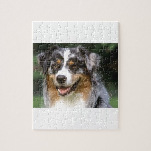 Australian Shepherd Dog Legpuzzel (Verticaal)