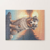Australian Shepherd dog Legpuzzel (Horizontaal)