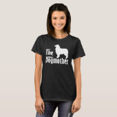 Australian Shepherd Dog Mam Moederdag T-shirt (Voorkant volledig)