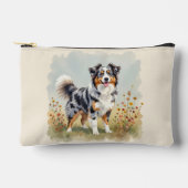 Australian Shepherd Dog Merle Long Tail Etui (Voorkant)
