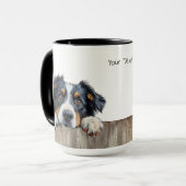 Australian Shepherd Dog Mok (Voorkant links)
