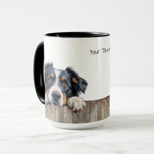 Australian Shepherd Dog Mok (Voorkant links)