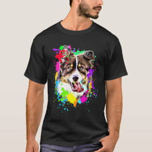 Australian Shepherd Dog Motif Dog Owner 5 T-shirt