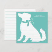 Australian Shepherd Dog Puppy Bedankkaart (Voorkant / Achterkant)