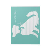 Australian Shepherd Dog Puppy Notitieblok (Linkerzijde)