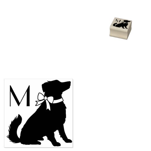 Australian Shepherd Dog Puppy Rubberstempel (Gestempeld)