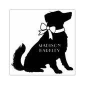 Australian Shepherd Dog Puppy Rubberstempel (Afrduk)