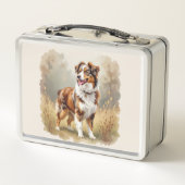 Australian Shepherd Dog Red Merle Aussie (Achterkant)