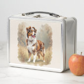 Australian Shepherd Dog Red Merle Aussie (In situ)