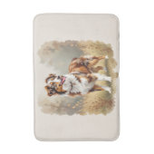 Australian Shepherd Dog Red Merle Aussie Badmat (Voorkant Verticaal)