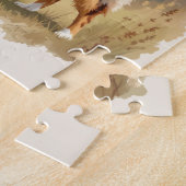 Australian Shepherd Dog Red Merle Aussie Legpuzzel (Zijkant)