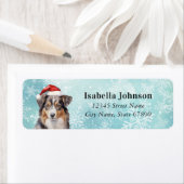 Australian Shepherd Dog Retour Adreslabels Etiket (Insitu)