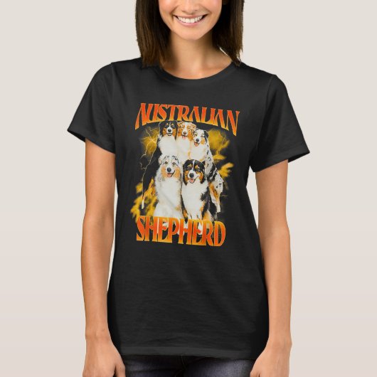 Australian Shepherd Dog Shirt Shepherd Dog Vintage (Voorkant)