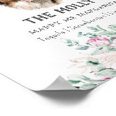 Australian Shepherd Dog Signature Drink Teken Poster (Hoek)