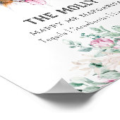 Australian Shepherd Dog Signature Drink Teken Poster (Hoek)