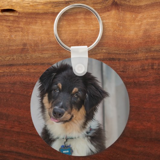 Australian Shepherd Dog Sleutelhanger (Voorkant)