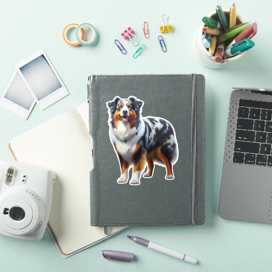Australian Shepherd Dog Sticker (iPad Cover)