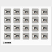 Australian Shepherd Dog Sticker (Vel)
