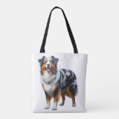 Australian Shepherd Dog Tote Bag (Achterkant)