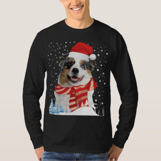 Australian Shepherd Dog Ugly KerstSweater Fun T-shirt
