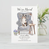 Australian Shepherd Dog | Verplaatsingsaankondigin Aankondiging (Staand voorkant)