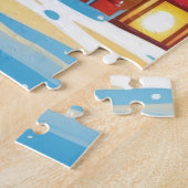 Australian Shepherd Dogs Christmas Snow Holiday Legpuzzel (Zijkant)