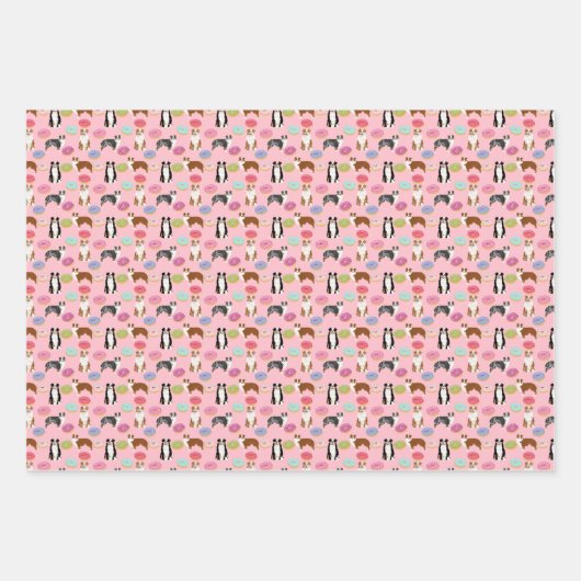 Australian Shepherd Dogs Inpakpapier Vel (Voorkant)