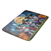 Australian Shepherd Dogs Pumpkin Halloween Grappig Badmat (Gekanteld)