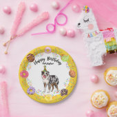 Australian Shepherd Donut Birthday Party Bord (Feest)