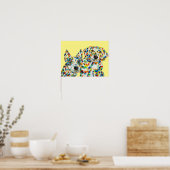 Australian Shepherd en Plott Hound Poster (Keuken)