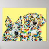 Australian Shepherd en Plott Hound Poster (Voorkant)