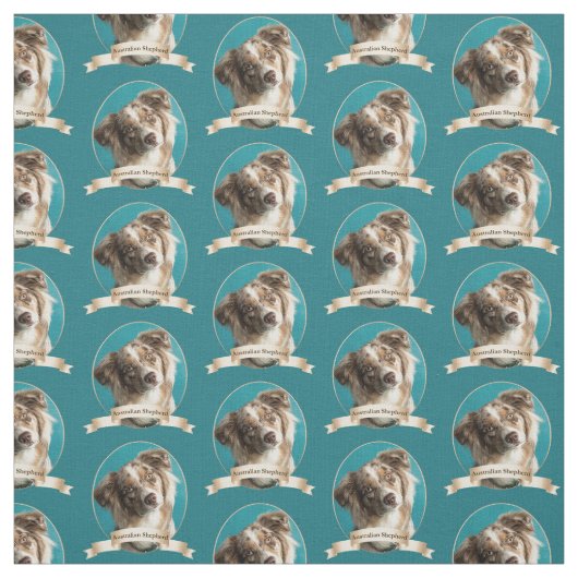 Australian Shepherd Fabric Stof (Swatch)