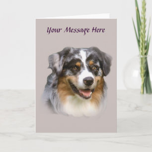 Australian Shepherd Fabulous Wenskaart Kaart