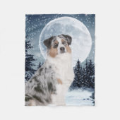 Australian Shepherd Fleece Blanket (Voorkant)