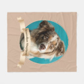 Australian Shepherd Fleece Blanket (Voorkant (Horizontaal))