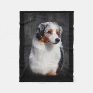 Australian Shepherd Fleece Deken
