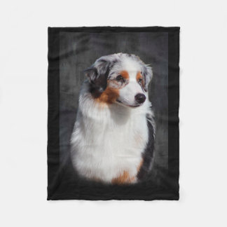 Australian Shepherd Fleece Deken