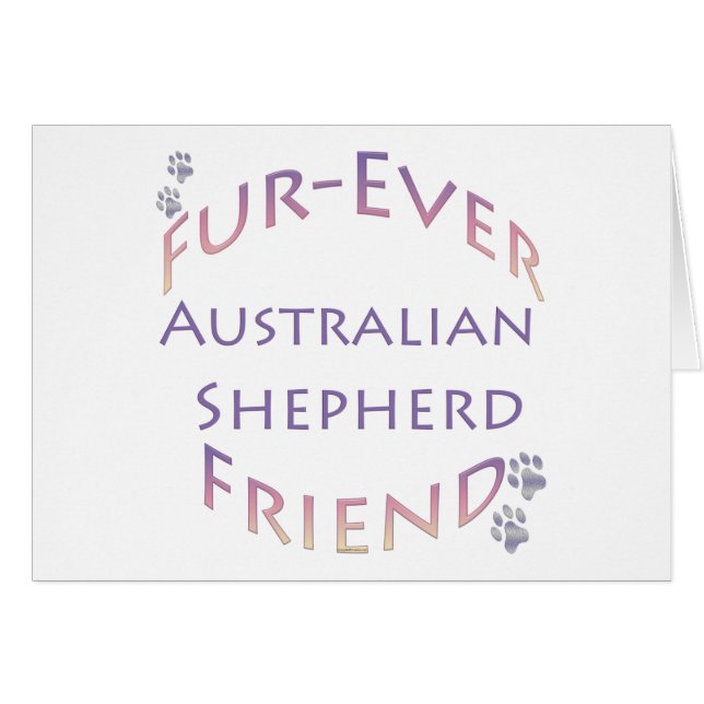 Australian Shepherd Furever (Voorkant Horizontaal)