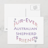 Australian Shepherd Furever Briefkaart (Voorkant / Achterkant)
