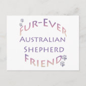 Australian Shepherd Furever Briefkaart (Voorkant)
