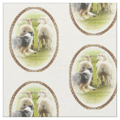 Australian Shepherd Geïnspireerde verbinding Stof (Close Up)