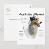 Australian Shepherd Geschiedenis, Alles over Aussi Briefkaart (Voorkant / Achterkant)