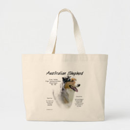 Australian Shepherd Geschiedenis, Alles over Aussi Grote Tote Bag