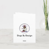 Australian Shepherd Gifts Note Cards Kaart (Achterkant)