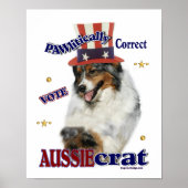Australian Shepherd Gifts Poster (Voorkant)