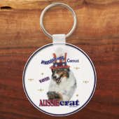 Australian Shepherd Gifts Sleutelhanger (Voorkant)