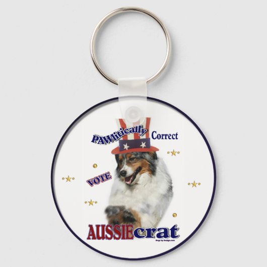 Australian Shepherd Gifts Sleutelhanger (Voorkant)